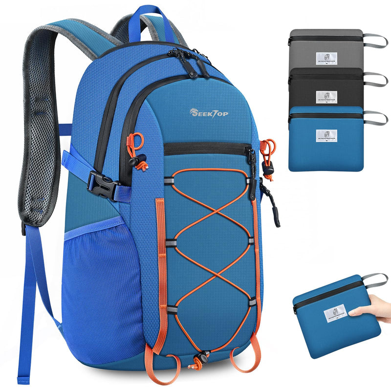 Seektop 20L Foldable Waterproof Hiking Backpack, Ultralight Small Lightweight Daypack Packable Backpack for Men Woman
