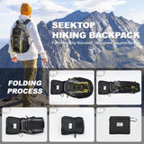 Seektop 20L Foldable Waterproof Hiking Backpack, Ultralight Small Lightweight Daypack Packable Backpack for Men Woman