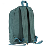 seemeroad Canvas College Laptop Backpack, Durable Rucksack Travel Notebook Bag Backpack Book Bag for Men Women Turquoise Factory Directly