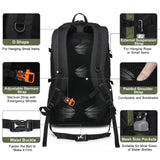 SEMSTY Hiking Backpack, 30L/40L/50L Expandable Hiking Backpack for Men and Women, Travel Camping Backpack Flight Approved