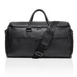 seyfocnia Carry On Garment Bag for Travel, Convertible Travel Garment Bag for Men Women, 2 in 1 Hanging Suitcase Suit Business Travel Bag, Black