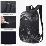 SFIUYDS Lightweight Hiking Backpack Small,Waterproof Hiking Daypack,Foldable Backpack for Travel,Ultralight Daypack(Nylon, Black)