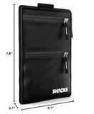 Shacke Hidden Travel Belt Wallet w/RFID Blocker (Black with Black Strap)