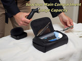 Shcnlery Personalized Small Toiletry Bag for Men,Minimalist Travel Toiletry Organizer Dopp Kit Water - resistant Makeup Bag for Travel Essentials,Travel Gifts For Men Unique