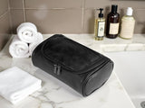 Shcnlery Personalized Small Toiletry Bag for Men,Minimalist Travel Toiletry Organizer Dopp Kit Water - resistant Makeup Bag for Travel Essentials,Travel Gifts For Men Unique