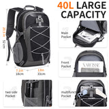 SHENHU 40L Hiking Backpack Lightweight Daypack Waterproof Travel Camping Backpack for Men Women Sport Packable