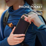 Sherpa Hiking Hydration Backpack – 22L Hiking Backpack with Water Bladder, Phone Compartment, Waterproof Zippers & Trekking Pole Holders