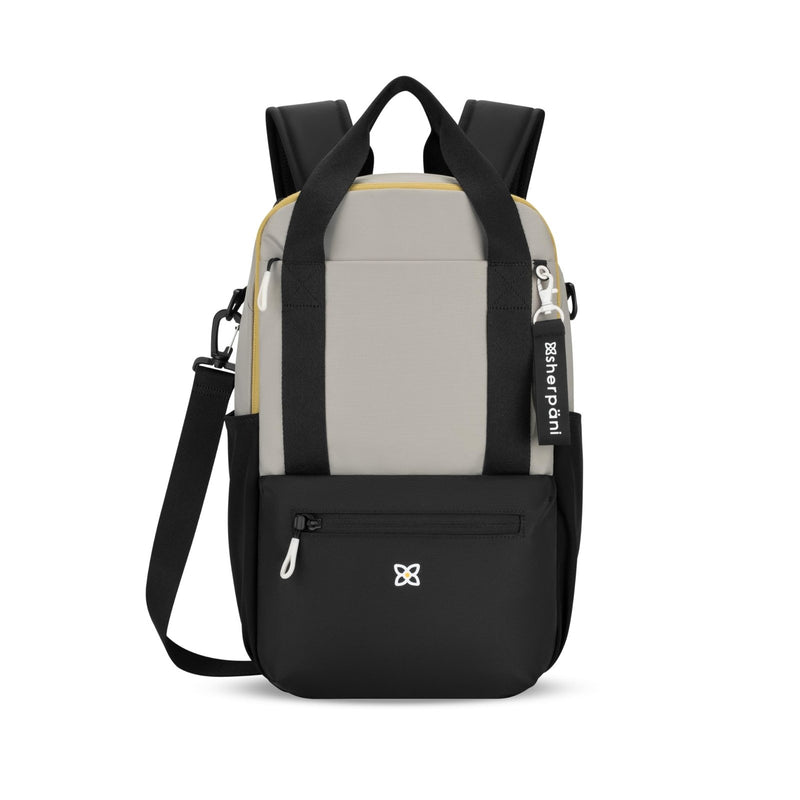 Sherpani Camden, Convertible Backpack, 3 in 1 Tote Bag, 18L Travel Backpack, Crossbody Bag for Women, Cross Body Purse, Travel Gifts, RFID Protection, Fits 13” Laptop (Wasabi Stone)