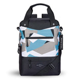 Sherpani Camden, Convertible Backpack Tote, Travel Backpack Purse, Laptop Backpack, Recycled Nylon Backpack, Crossbody Bags for Women Fits 15 Inch Laptop (Summer Camo)