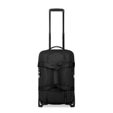 Sherpani Ciel, 22 Inch Rolling Duffel Bag With Wheels, Lightweight 2 Wheel Travel Luggage, 52L Duffle Suitcase for Women, Travel Gift (Black)