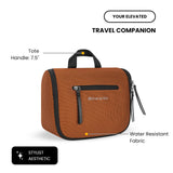Sherpani Co - Pilot, Travel Toiletry Bag, Hanging Cosmetic Organizer, Water Resistant Makeup Bag, Shower Dopp Kit, Essentials Toiletries for Women, Travel Gift (Morocco)