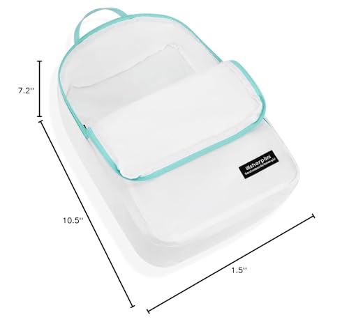 Sherpani Compass Cubes, Travel Packing Organizers for Luggage/Backpack (Bright White, Medium)