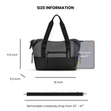 Sherpani Eclipse, Anti Theft Tote Bag, Travel Crossbody Bag, Lightweight Teacher Tote, 12L Shoulder Purse, Handbags for Women, Metal Hardware, Travel Gift (Granite Signature)