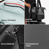 Sherpani Eclipse, Anti Theft Tote Bag, Travel Crossbody Bag, Lightweight Teacher Tote, 12L Shoulder Purse, Handbags for Women, Metal Hardware, Travel Gift (Straw Signature)