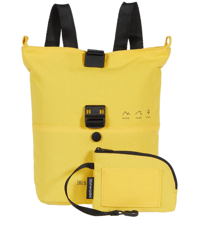 Sherpani Eiko, Mini Backpack with Coin Purse, Convertible Backpack Purse, Small Crossbody Bag, Stylish Shoulder Bag, Small Cross Body Purse (Sunflower)