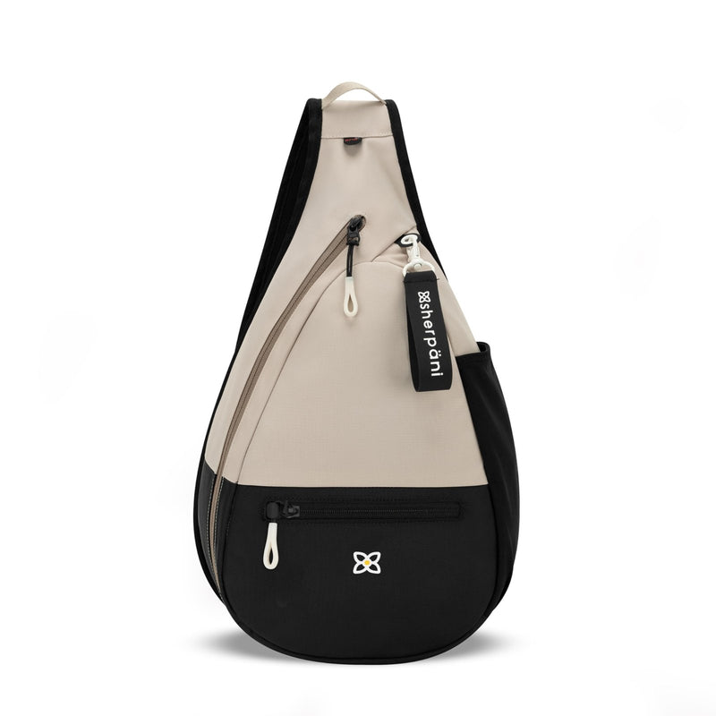 Sherpani Esprit, Sling Backpack, 10L Travel Bag, Women Shoulder Sling Purse, Crossbody Backpack, Travel Gifts, RFID Protection, Fits 10 Inch Tablet (Con Leche)