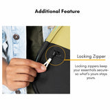 Sherpani Esprit, Sling Backpack, 10L Travel Bag, Women Shoulder Sling Purse, Crossbody Backpack, Travel Gifts, RFID Protection, Fits 10 Inch Tablet (Con Leche)