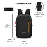 Sherpani Getaway, Casual Daypack Backpacks, Laptop Backpack, 22L Travel Backpack for Men Women, Travel Gift, Fits 15'' Laptop, RFID Protection (Chromatic)