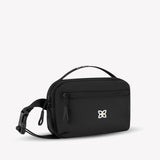 Sherpani Hyk, Small Sling Bag, 1L Belt Bag, Lightweight Travel Fanny Pack, Sling Crossbody Purse with RFID Blocking for Women (Raven Classic)