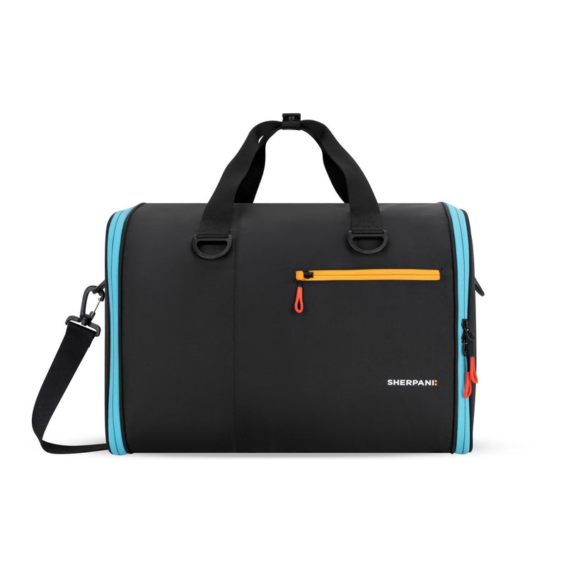 Sherpani Jaunt Garment Duffle Bag, Carry - On Garment Duffel, 34L Wrinkle - Free Travel Bag, Convertible Garment Duffle For Men Women, Unisex Travel Gift (Chromatic)