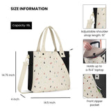 Sherpani Jetsetter, 15.6" Laptop Tote, Shoulder Crossbody Bag for Work Travel, with RFID protection (Terrazzo)