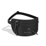 Sherpani Jett, Travel Money Belt, Secure Waist Bag, Slim Passport Holders, Blocking Hidden Wallet Belt Bag, Fanny Pack for Women, Travel Gift, RFID Protection (Carbon Signature)
