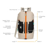 Sherpani Juno, Convertible Duffel Backpack, Expandable Carry - On, Shoulder Bag for Women, Fits 15 Inch Laptop for Travel, Sport, Hiking (Moab)