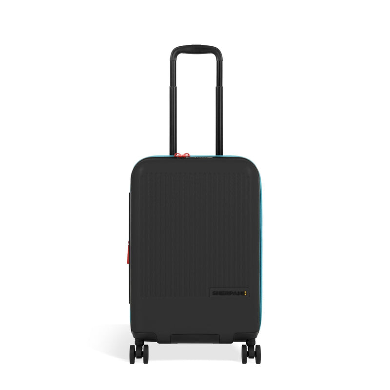 Sherpani Meridian, 22 Inch Carry On Luggage Airline Approved, Rolling Hardside Suitcase 22x14x9, Hard Shell Luggage with Double Spinner Wheels, Expandable Suitcase for Men Women (Chromatic)