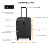 Sherpani Meridian, 22 Inch Carry On Luggage Airline Approved, Rolling Hardside Suitcase 22x14x9, Travel Luggage for Women, Expandable Suitcase, Travel Gift (Chromatic)
