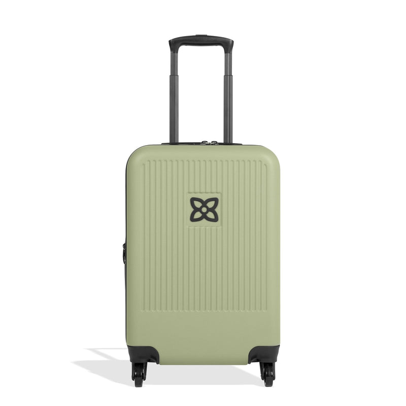 Sherpani Meridian, 22 Inch Carry On Luggage Airline Approved, Rolling Hardside Suitcase 22x14x9, Travel Luggage for Women, Expandable Suitcase, Travel Gift (Sage)