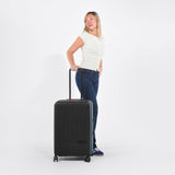 Sherpani Meridian, 26 Inch Hardshell Checked Luggage, Durable Hardside Luggage, Expandable Suitcase with Double Spinner Wheels, Travel Checked Luggage for Men Women (Chromatic)
