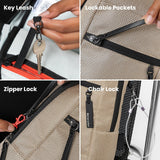 Sherpani Metro, Anti Theft Sling Bag, Sling Backpack, 5L Travel Bag, Shoulder Chest Purse, Crossbody Backpack for Women, Metal Hardware, Travel Gift (Straw Signature)