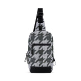 Sherpani Metro, Reversible Anti - Theft Sling Bag, 5L Travel Crossbody Backpack, Chest Purse for Travel, Hiking, or Everyday Pickpocket Protection (Houndstooth)