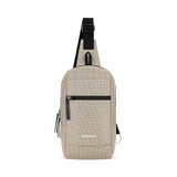 Sherpani Metro, Reversible Anti - Theft Sling Bag, 5L Travel Crossbody Backpack, Chest Purse for Travel, Hiking, or Everyday Pickpocket Protection (Straw)