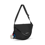 Sherpani Milli, Small Crossbody Purse, Shoulder Bag, Mini Messenger Bag, Crossbody Bags for Men Women, RFID Protection, Unisex Travel Gift, Removable Coin Purse (Raven)