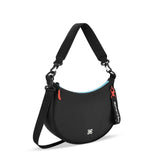 Sherpani Mina, Medium Nylon Crescent Bag, Lightweight Half Moon Crossbody Bags, Fashionable Shoulder Bag, Travel Handbag for Women, RFID Protection, Travel Gift (Chromatic Heritage)