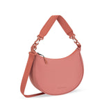 Sherpani Mina, Medium Nylon Crescent Bag, Lightweight Half Moon Crossbody Bags, Fashionable Shoulder Bag, Travel Handbag for Women, RFID Protection, Travel Gift (Desert)