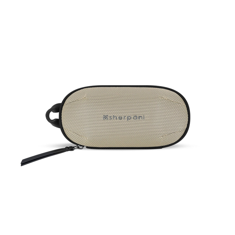 Sherpani Mini Co - Pilot, Travel Cable Bag, Cord Storage Organizer, Small Tech Pouch, Accessory Carrying Case, Travel Gift for Women (Straw Signature)
