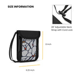 Sherpani Piper, Travel Neck Wallet, Passport Crossbody, Slim Passport Holder, Small Pouch for Women, Neck Pouch with Adjustable Strap, RFID Protection, Travel Gift (Sakura)