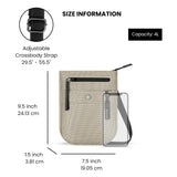 Sherpani Prima, Small Anti Theft Crossbody Bag, Travel Shoulder Bag, Cross Body Bag, Handbags, Purses for Women with Metal Hardware, Travel Gift (Straw Signature)