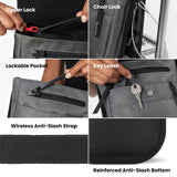 Sherpani Prima, Small Anti Theft Crossbody Bag, Travel Shoulder Bag, Cross Body Bag, Handbags, Purses for Women with Metal Hardware, Travel Gift (Straw Signature)