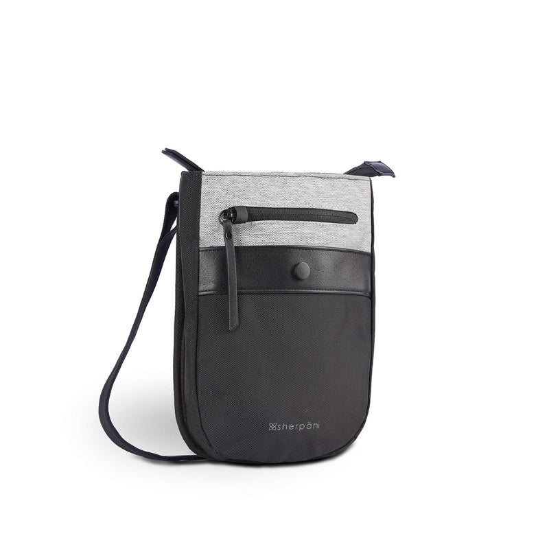 Sherpani Prima, Small Anti Theft Crossbody Bag, Travel Shoulder Bag, Cross Body Bag, Purses for Women (Sterling Lite)