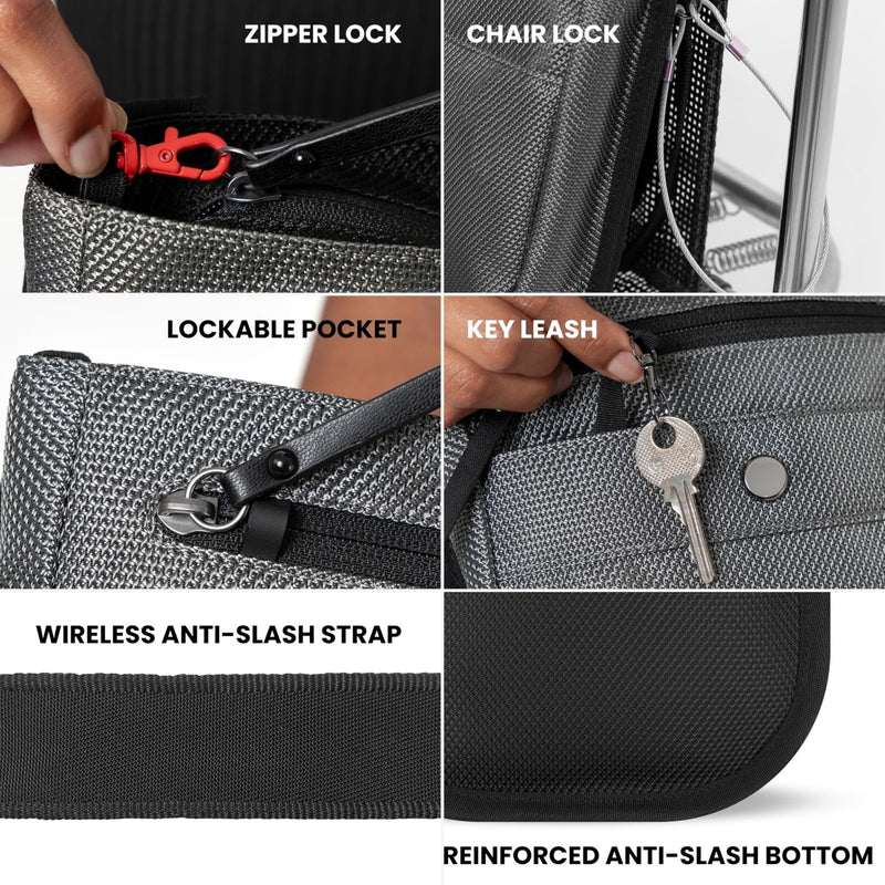 Sherpani Prima, Small Anti Theft Crossbody Bag, Travel Shoulder Bag, Cross Body Purses, Handbags, Travel Gift (Smoky Orchid)