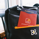 Sherpani RFID Passport Shield, RFID Blocking Travel Passport, Passport Holder Wallet Pocket (Cider)