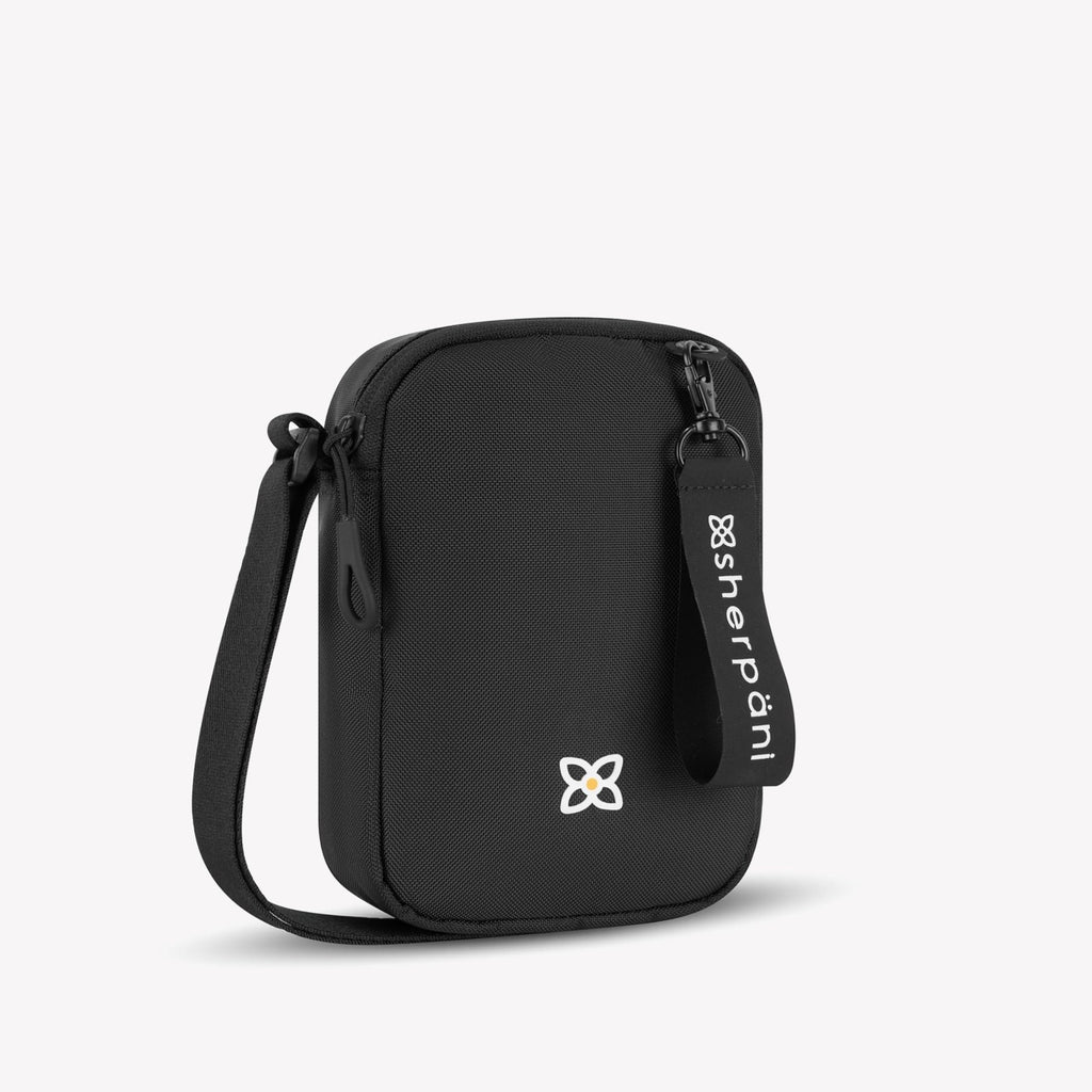 Sherpani Rogue, Mini Crossbody Bag, Lightweight Shoulder Bag, Cross Body Purse, Crossbody Bags for Women, Passport Holder, Travel Gift, RFID Protection (Raven Heritage)