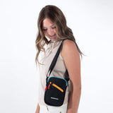 Sherpani Rogue, Mini Crossbody Bag, Lightweight Shoulder Bag, Cross Body Purse, Crossbody Bags, Passport Holder, Unisex Travel Gift, RFID Protection (Chromatic)