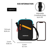 Sherpani Rogue, Mini Crossbody Bag, Lightweight Shoulder Bag, Cross Body Purse, Crossbody Bags, Passport Holder, Unisex Travel Gift, RFID Protection (Chromatic)