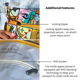 Sherpani Sadie, Nylon Crossbody Bag, Lightweight Shoulder Bag, Travel Cross Body, Crossbody Purse for Women, RFID Protection, Removable Coin Purse, Travel Gift (Raven Heritage)