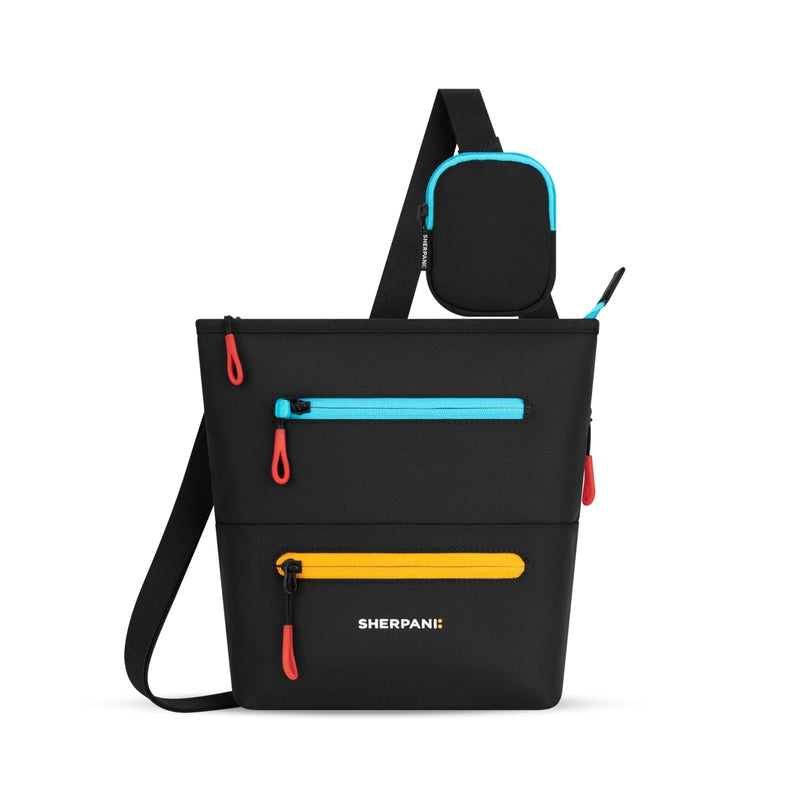Sherpani Sadie, Nylon Crossbody Bag, Lightweight Shoulder Bag, Travel Cross Body, Crossbody Purse, RFID Protection, Removable Coin Purse, Unisex Travel Gift (Chromatic)