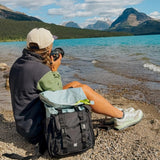 Sherpani Sedona, Foldover Backpack Purse, Laptop Backpack, 16L Recycled Nylon Backpack, Fits 15'' Laptop, RFID Protection, Travel Gift for Women (St. Lucia)